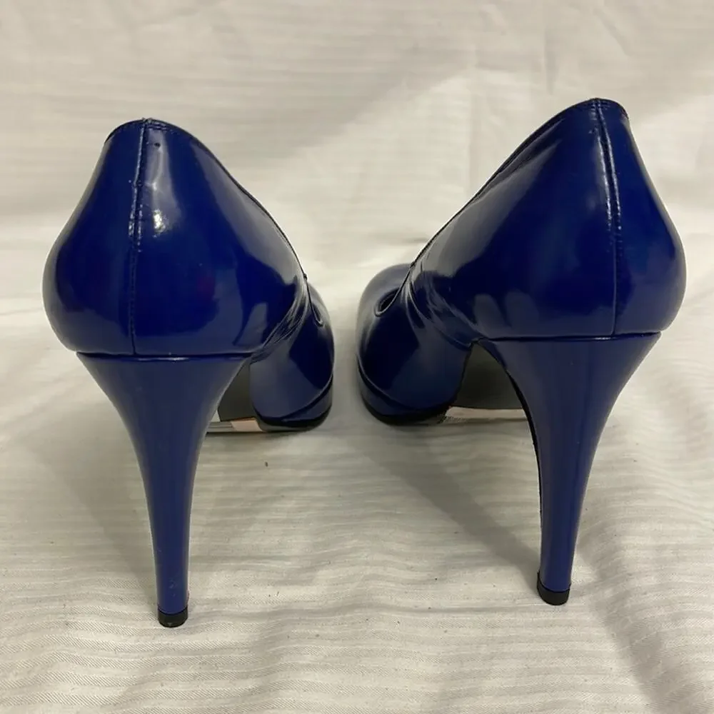 JUNYA WATANABE Comme des Garcons Pump Heels Shoes Royal Blue Size 7
